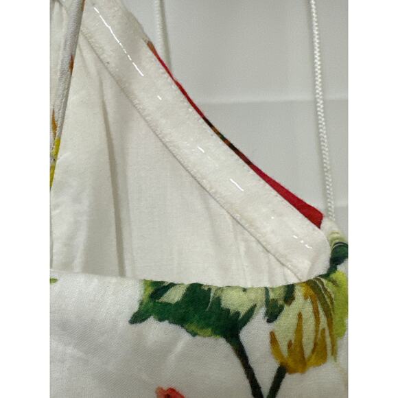 Alice + Olivia Valencia Floral Print Cotton Tiered Maxi Dress Size 0 - Picture 11 of 16